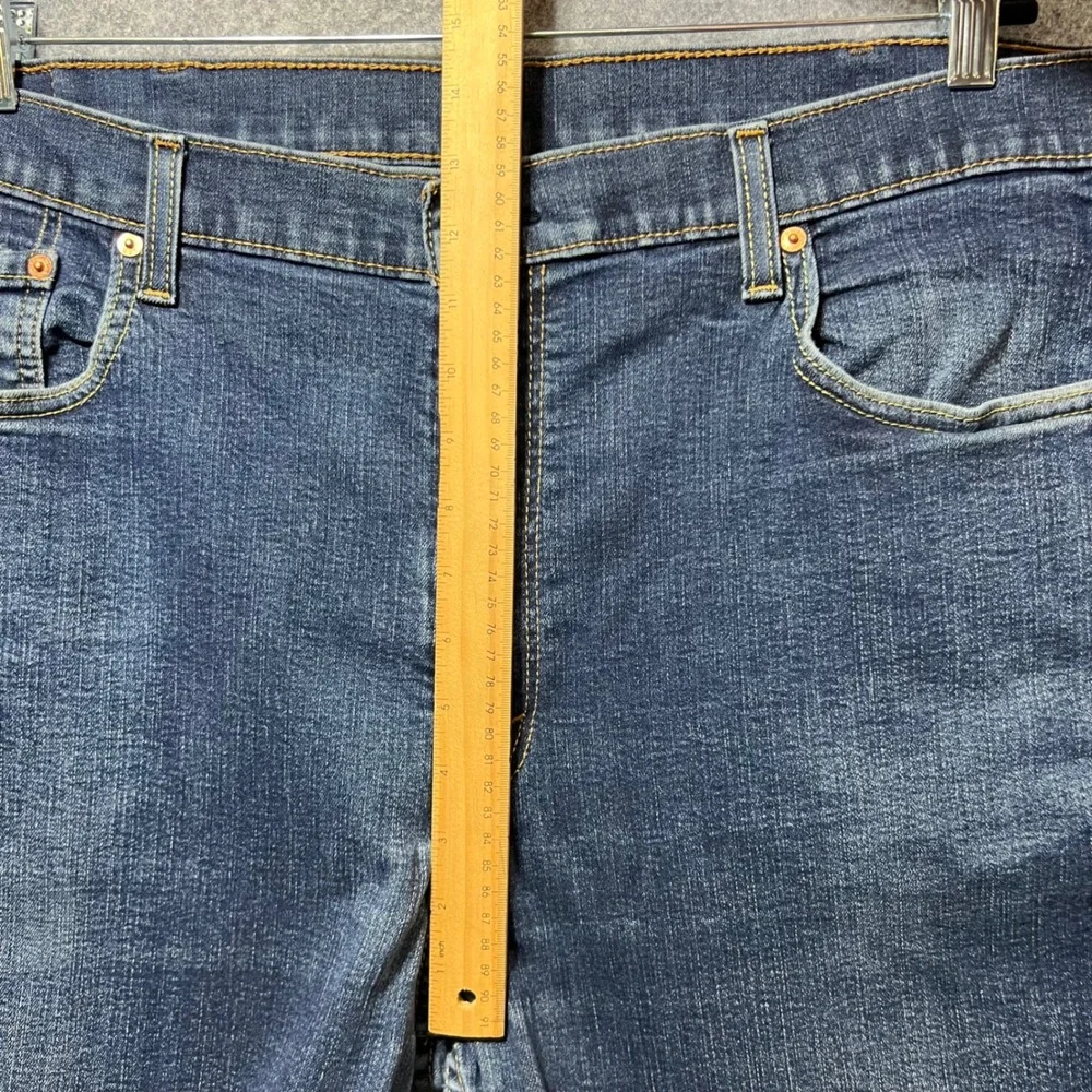 Levi's 569‎ Loose Straight Fit Jeans W42 L30 Blue Denim Cotton Blend